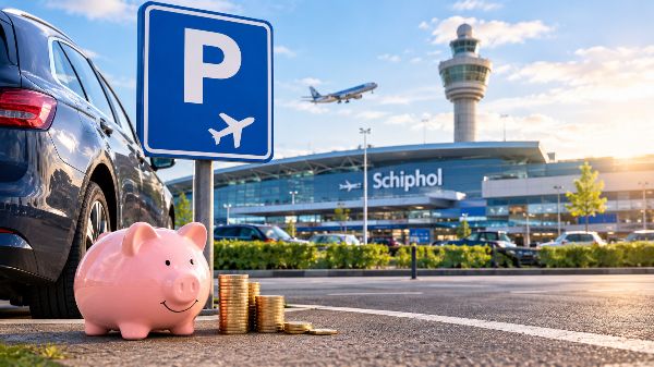 Goedkoop parkeren bij Schiphol
